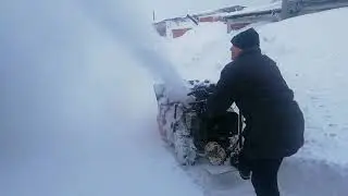 Самодельный шнекоротор с двигателем от Урала