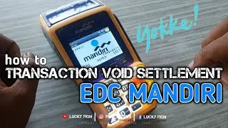 How to transaction, void, and settlement EDC Mandiri ‼️ Cara menggunakan EDC Mandiri