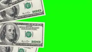 Free Dollars Green Screen Video | HD Money Rain VFX | No Copyright