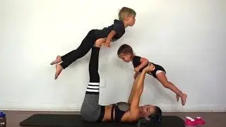 FAMILY YOGA Workout Practice with Kids | BABY & SPORT