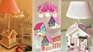 Pinterest-Inspired DIY Lamp | Made from Recycled Materials | Cutest House Lamp #diy#lamp#pinterest