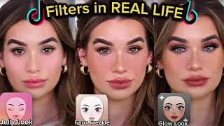 Recreating Tiktok Beauty Filters using Makeup!