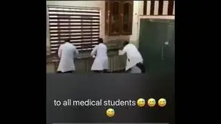 Medical students during OSPE stations.Viva exams