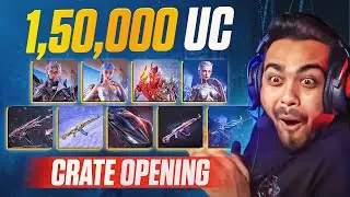 MOST EXPENSIVE CRATE OPENING 😱 | 1.5 LAKH UC