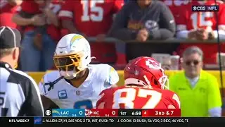 Travis Kelce vs Derwin James (2023 wk 7) | TE vs Safety Matchup