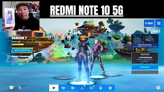 REDMI NOTE 10 5G  FORTNITE - SCREEN RECORDING