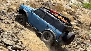 1/10 Scale SCX10 3 1979 BRONCO & TRX4 NEW BRONCO(IFS2 Axle)Off-road(Sound)driving Action  4X4 RC Car
