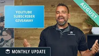 10 New/Updated Courses & YouTube Subscriber Contest | Monthly Update - August 2019