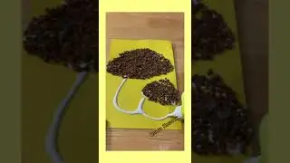 Поделка из крупы