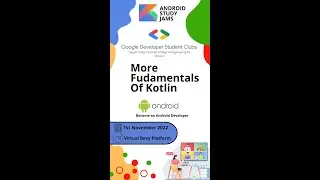 Android Study Jams Session 2 - 1st Nov, 2022