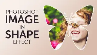 How to place an image inside of a shape in Photoshop