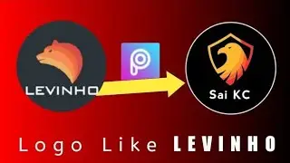 How to make logo like LEVINHO | levinho | levinho logo making | logo