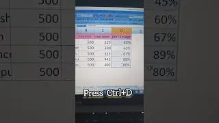 percentag kaise nikale 👍 #exceltricks #formula #excel #shorts
