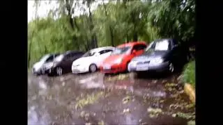 Ураган 29 мая 2017 года в Москве на Амурской улице