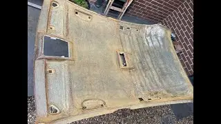 How to Glue new headliner material in your Car The Accidental BMW. Replace sagging droopy cloth
