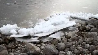 Ice Moves Ashore