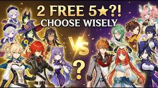 TWO FREE 5★ Characters?! Who Should You Pick? | Genshin Impact 7.1