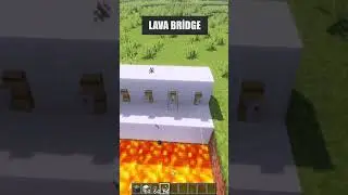 Minecraft Lava Bridge #minecraft #valorantclips #minecraftshorts