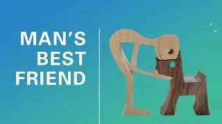 Man's Best Friend | Scroll Saw Figurine