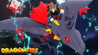 SCUBA STEVE IS THE KING OF THE DARKLANDS DRAGONS - Minecraft DRAGONFIRE