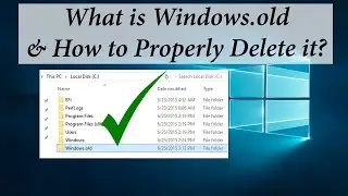 Windows.old Folder and How to Delete It