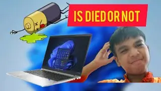 🤨laptop battery Died or not #hindhi/urdu #hpsupport #tech#video