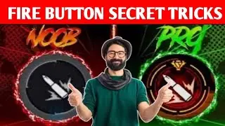 FIRE BUTTON secret trick in free fire! fire button settings! fire button size and position