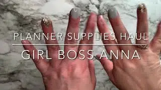 Planner Supplies Haul Ft. Girl Boss Anna | December 2020