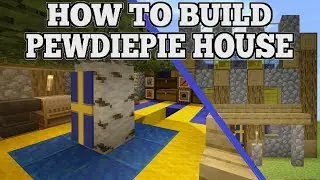 How To Build PewDiePie's House In Minecraft (Minecraft House Tutorial)