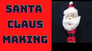 how to make Santa Claus at home । Santa Claus with paper । । Christmas  decoration