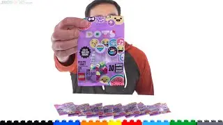 Opening 10 packs of LEGO DOTS 