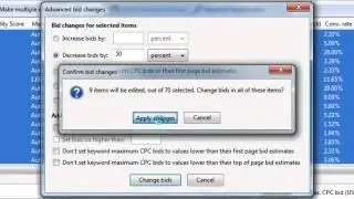 Adwords Editor Training Tutorials 16: Bid Changes
