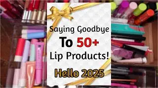 Decluttering OVER 50 Lip Products! Full Lip Product Inventory Declutter!