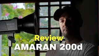 REVIEW APUTURE AMARAN 200d, A LUZ DE LED DOS FILMMAKERS. LUZ BARATA DE ALTA QUALIDADE.