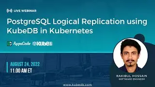PostgreSQL Logical Replication using KubeDB in Kubernetes