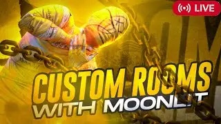 BGMI LIVE CUSTOM ROOMS | BGMI CUSTOM ROOM LIVE | FREE ENTRY | MOONLIT