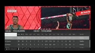 NBA 2K23 Mk.2 Nuggets vs Blazers PS4