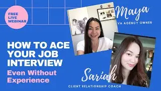 Join our FREE LIVE WEBINAR: How to ACE YOUR ONLINE JOB INTERVIEW
