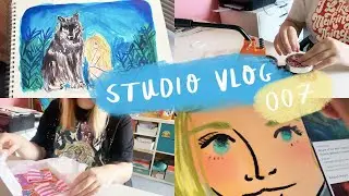 STUDIO VLOG 007 // Lots of Drawing. ✏️