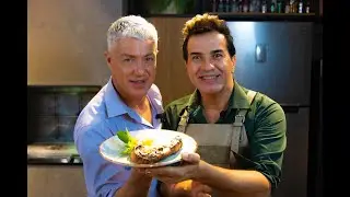 SHORT RIB COM PURÊ DE BANANA DA TERRA E CARRÉ SUINO COM PURÊ DE MAÇÃ