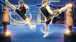 Taekwondo Kickboxing Techniques Sampler on the BOB XL