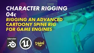 Rigging an Advanced Cartoony Spine Rig for Game Engines (Spline IK system)