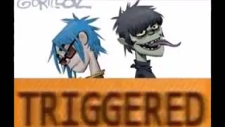 murdoc and 2D die after seeing 2doc (!!sound warning!!)