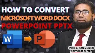 How to convert Microsoft Docx to PowerPoint PPTX, 