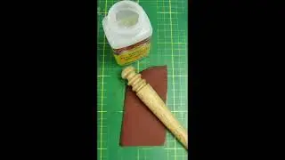 Leather Edge finishing with Gum Tragacanth