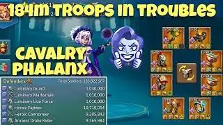Lords Mobile - 184m troops on mythic WAR gear. Can we zero it on time?