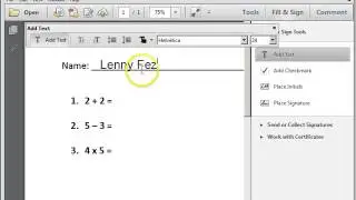 PDF - how to add text to a PDF document