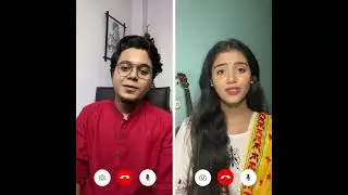 VirtualJam _ Rahul & Ankita _ Kichu Kichu Kotha _ Bengali Cover song 2021 ( 1080 X 1080 )