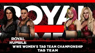 WWE2k20. Прогнозы Royal Rumble'21: Asuka(c) & Charlotte Flair(c) vs. Nia Jax &  Shayna Baszler.