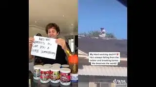 David Dobrik helping a fan